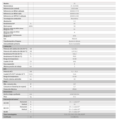 Saunier Duval THEMA TEK F25
