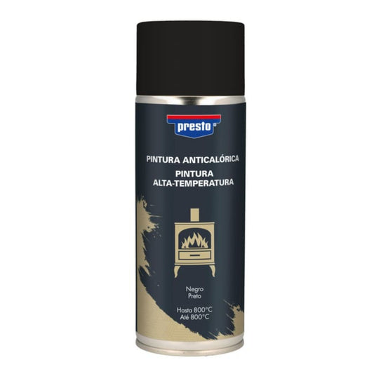 Spray alta temperatura negro 400ml