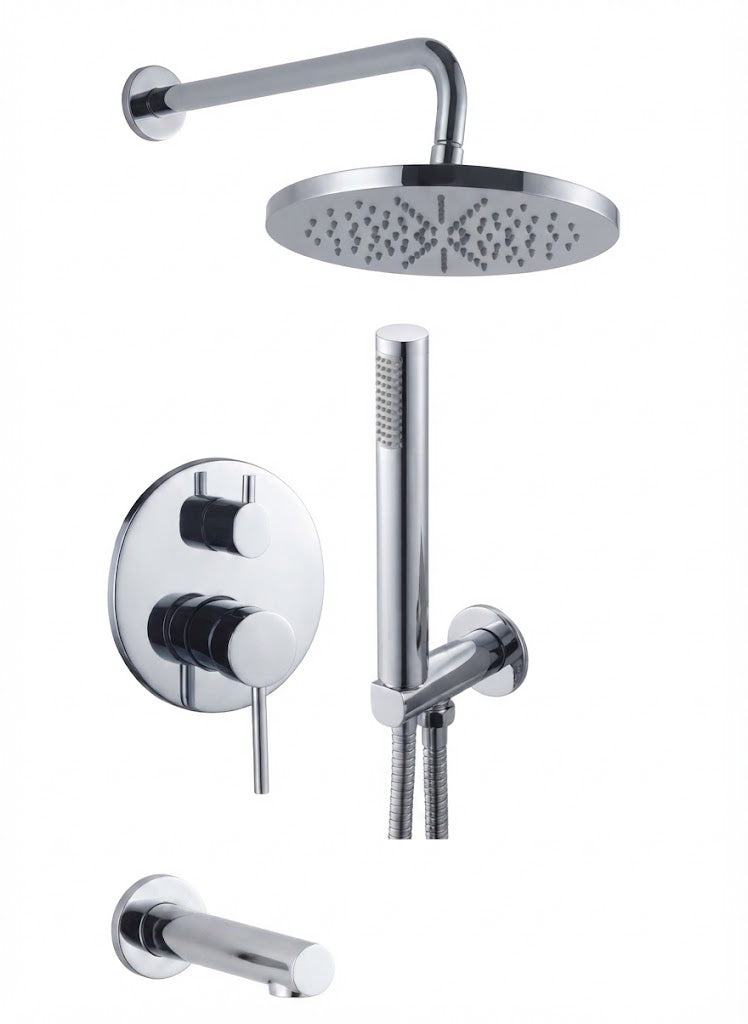 Conjunto Baño/Ducha Empotrar 3 vías