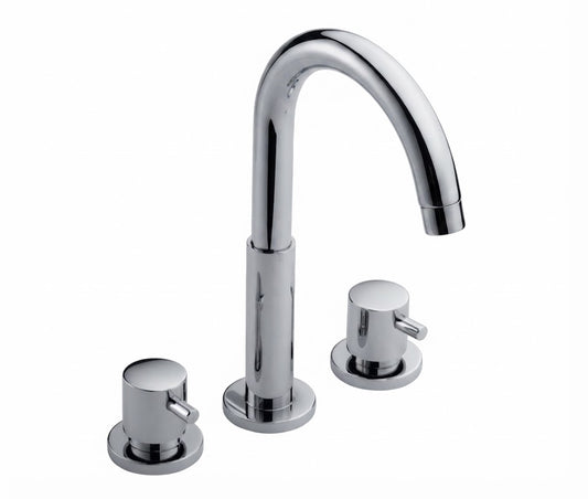 Batería Lavabo Caño Central Izas