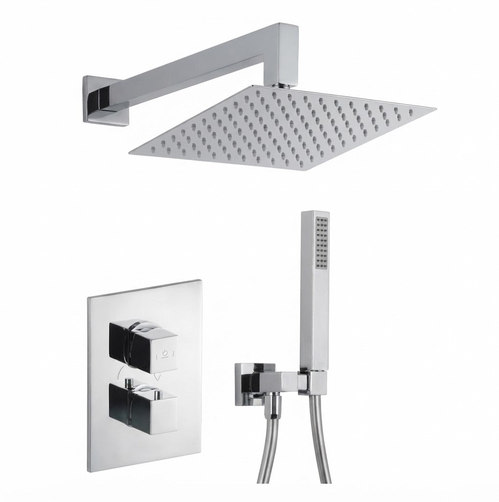 Conjunto Ducha Empotrar Termostásico
