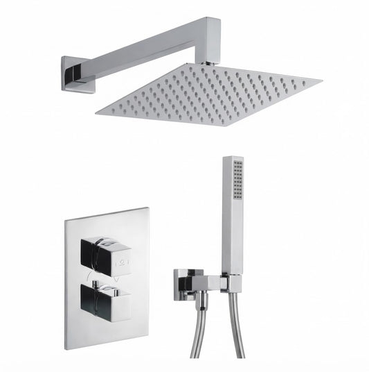 Conjunto Ducha Empotrar Termostásico Tizziano