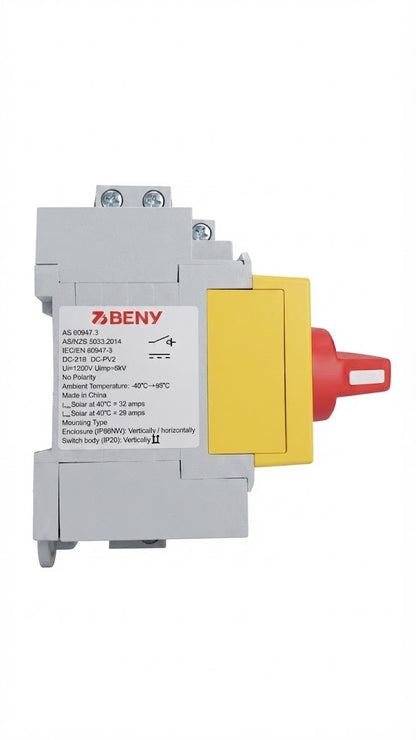 Interruptor Seccionador BENY AS60947.3 PV BYT.2-32