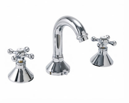 Batería Lavabo Caño Central Clasico