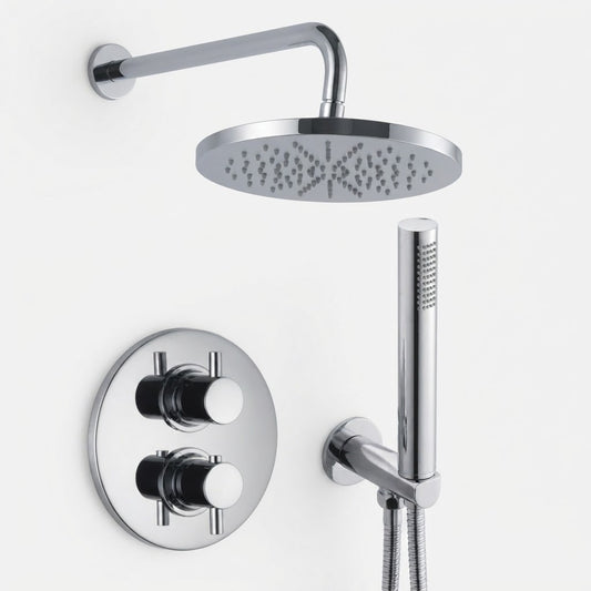 Conjunto Termostático Ducha Empotrado 2 Vías