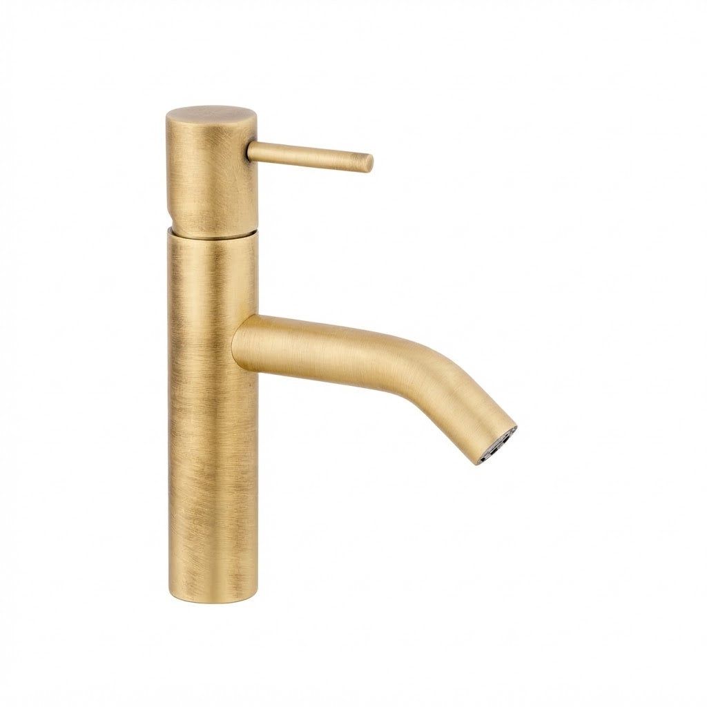 Monomando Lavabo Caño Curvo Veral
