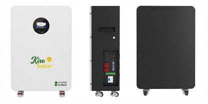 Batería de Litio KiroSolar Plus BL48+ 16kW 51,2V 314Ah (Suelo con Ruedas)