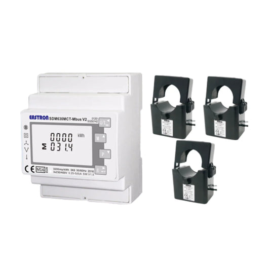 Meter Eastron Trifásico SolaX con Pinzas.