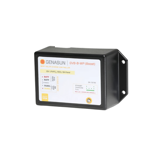 Regulador MPPT Boost 8A Litio Estanco Genasun