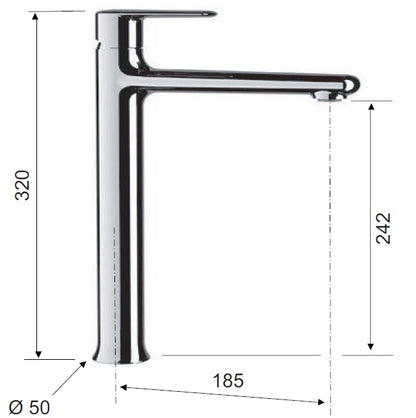 Monomando Lavabo Alto
